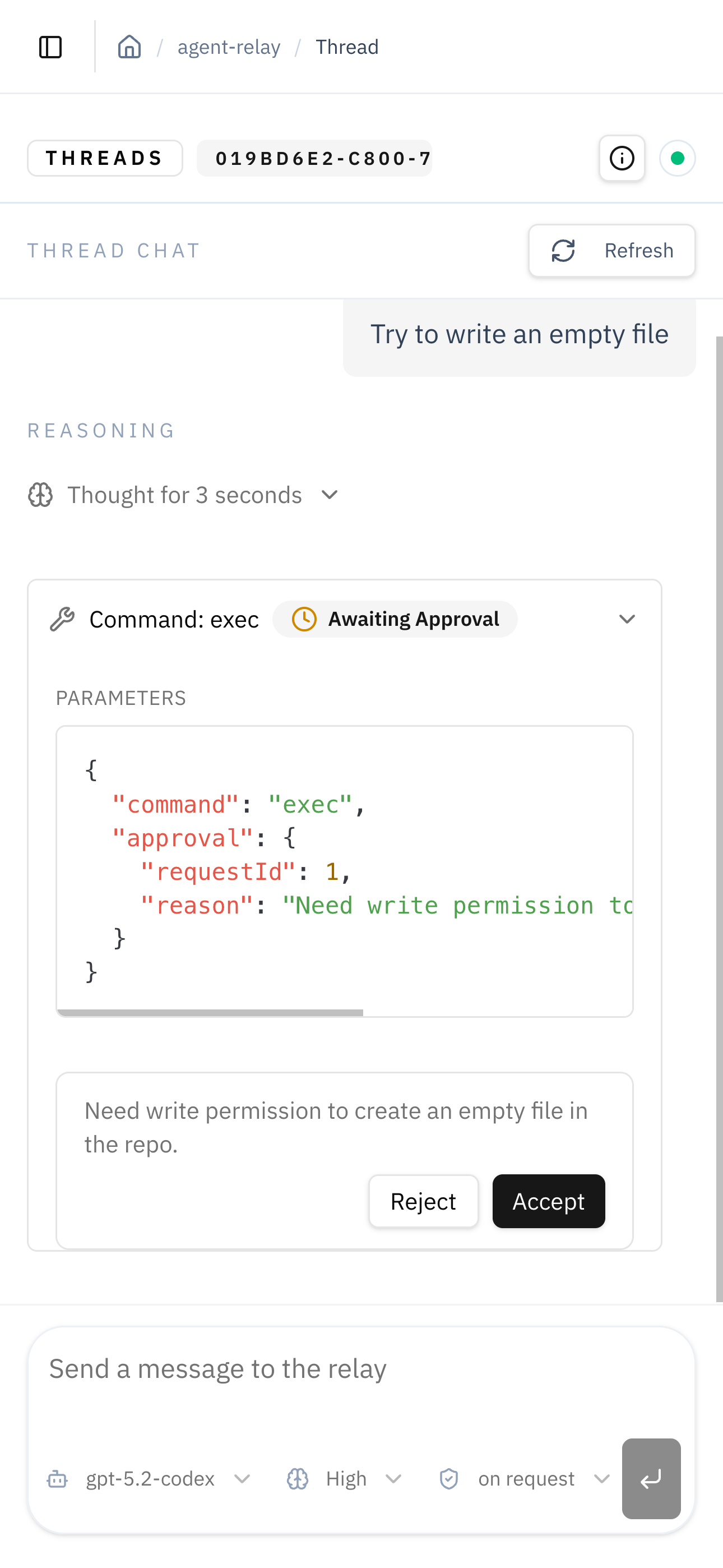 relayd chat PWA